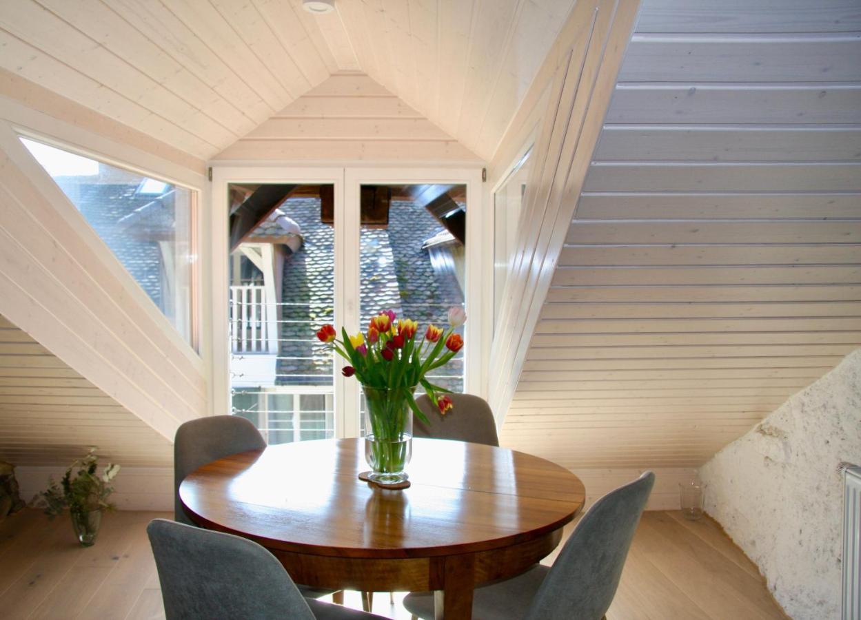 Duplex Allegro La Neuveville Bagian luar foto